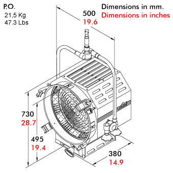 disegno Super Led F14 PO